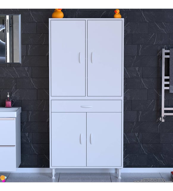 Eliusta Nexa Modüler Dolap 85 Cm Banyo/Mutfak Dolabı Extra