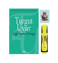Göğe Bakma Durağı 9789750813870 - Turgut Uyar - Sarı Fosforlu Kalem - Not Defterli Seti (Renksiz)