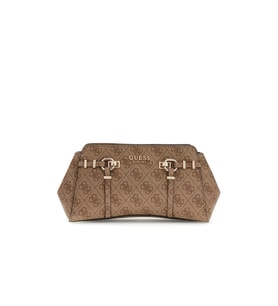 Guess Leona Logolu Girlfriend Çapraz Askılı Kadın Kahverengi Çapraz Çanta HWSG9917120-LTL