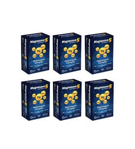 Magnesave5 Magnezyum Complex 60 kapsül x6