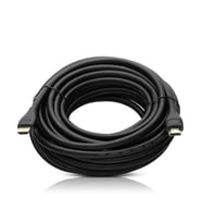 Fully G-507DS Plastik Düz Siyah 10 Metre Gold Poşetli Hdmi Kablo