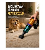 Şarjlı El Süpürgesi – Yüksek Çekiş Gücü, Araç ve Ev İçin Çok Başlıklı