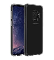 Buff Galaxy S9 ile Uyumlu Air Hybrid Kılıf Smoke Black