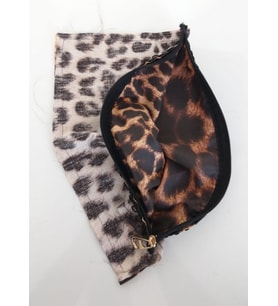 Angel Çanta Aksesuar 20X30 Cm, Dikilmiş Halde, Fermuarlı Astar Leopar