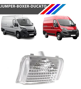 Ducato Boxer Jumper Ayna Sinyali Beyaz Sağ