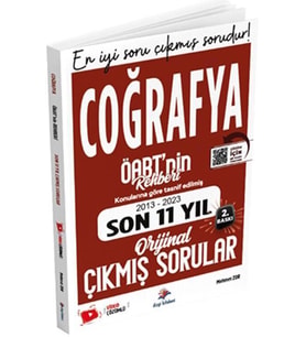 KPSS ÖABT Coğrafya Öğretmenliği Konulara Göre Tasnif Edilmiş Tamamı Video Çözümlü Son 11 Yıl Çıkmış Sorular Dizgi Kitap
