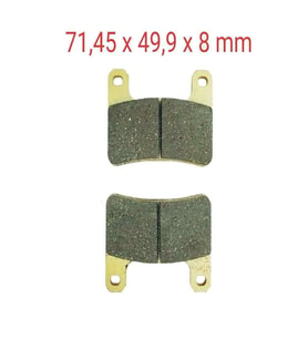 Ön Fren Disk Balatası Fa379 Suzuki Gsx-R 1300 Hayabusa(2008-2012) Kawasaki Z 1000 Sx