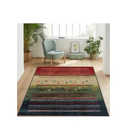 Rovigo Home Dijital Baskı Yıkanabilir Kaymaz Taban Salon Halısı RVG1134 160x230 cm (Lacivert)