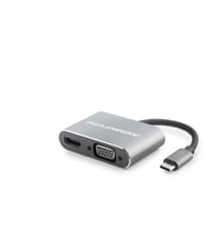 Type-C Combo Hub Hdmi 4K Vga 2 Port Gri HDX7838