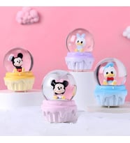 Mickey Mouse Işıklı Kar Küresi 9 Cm Alk3112