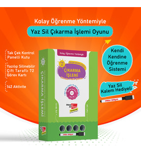 Kolay Öğrenme Yöntemiyle Yaz Sil Çıkarma İşlemi Oyunu