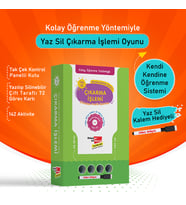 Kolay Öğrenme Yöntemiyle Yaz Sil Çıkarma İşlemi Oyunu