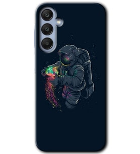Galaxy A25 Kılıf HD Desen Baskılı Kılıf - Astronot Kıyafeti