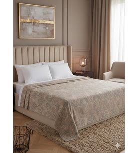 Çift Kişilik Baskılı Pike Yatak Örtüsü Daisy 200x230 cm