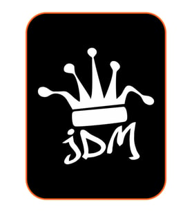 Jdm Oto Sticker Beyaz 20*20 Cm