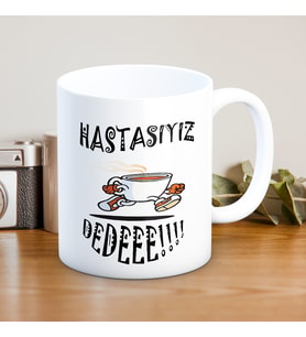 HASTASIYIZ DEDE BASKILI KUPA BARDAK