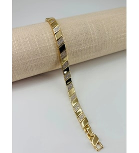 Renk Pirinç Cm Bileklik 17+2 Cm - Kbl0514
