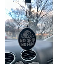 Dikiz Aynası Süsü – No Grip No Fun! - Tutuş Yoksa Eğlence Yok! - Çift Yönlü 3D Baskı, Cam Çizmez