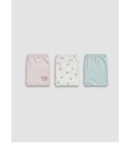 LCW Kids Ekru Kız Çocuk Boxer 3'lü