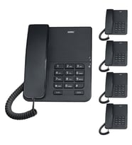 KAREL TM140 MASA TELEFONU 5Lİ FIRSAT PAKETİ SİYAH
