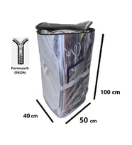 Jokey Ambalaj Iş-Ev Branda Taşıma Çuvalı 50X40+100CM Fermuarlı ve Cepli 170GR.TEKSTIL Çuvalı