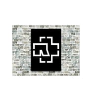 Rammstein Logo Ahşap Tablo