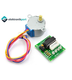 28BYJ-48 Redüktörlü Step Motor ve ULN2003A Step Motor Sürücü Kart
