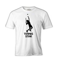 Tenis Star Beyaz Erkek Tshirt