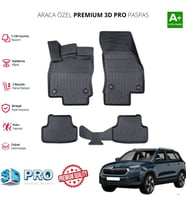 SKODA KAROQ ARACA ÖZEL 3D PASPAS 2018 2019 2020 2021 2022 2023 2024