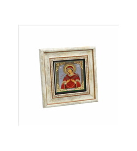 Meryem Görseli Baskılı Taş Tablo 20x20