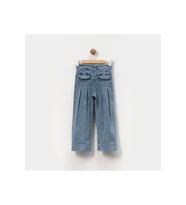 KIZ ÇOCUK 5-8 YAŞ PİLELİ KOT PANTOLON (Karışık)