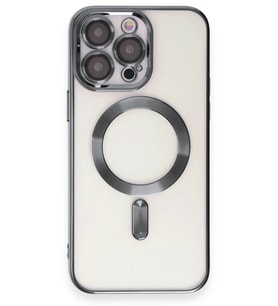 Pilelistore   iPhone 15 Pro Kılıf Kross Magneticsafe Kapak - Titan Gri
