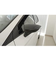 Seat Leon Uyumlu Mk3 (2017-2020) Batman Yarasa Ayna Kapağı (Piano Black)