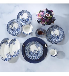 Schafer Bliss 50 Parça Yemek-Kahvaltı Takımı Mavi