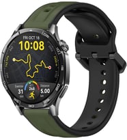 22mm ile Uyumlu Saatler için Çift Renkli Şerit Model 46mm Silikon Kordon HUAWEI Watch (GT6 Pro/GT6/GT5 Pro/GT5/GT4/Watch 4 Pro/GT3/GT3 Pro/GT2/GT2 Pro)