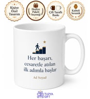 Yeni Kariyer Başlangıcı Hediye Kupa Mülakat Başarı İş Hayatı Bardak