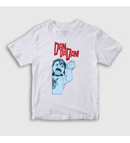 Presmono Unisex Çocuk Beyaz Angry Momo Ayase Anime Dandadan T-Shirt 506449tt