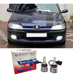 Peugeot 306 Led Xenon Uzun Far Ampulü H7 Duo Yeni Seri Beyaz 1996+