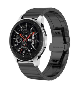 ​​Amazfit Pace GTR 2 2E Lite 47mm Kordon Seramik Metal Kordon 16 (Siyah)