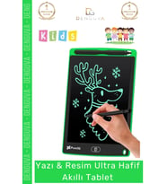 #AkıllıTablet LCD Grafik Çizim Not Yazma Silinebilir Dijital Yazı Tahtası Resim Akıllı Tablet 8,5 In