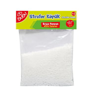 BUBU BUBU-KP0037 STRAFOR KÖPÜK BEYAZ PONPON