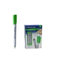 Pensan Trıball Tükenmez Kalem Açık Yeşil 1.0 MM Bilye Uç (12 Li Paket)