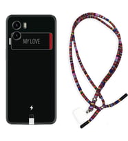Vivo Y15S Y32 Y33S Y51 Y53S Kılıf Boyun Asklı Rasta Silikon My Love 1402