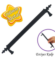 Erciyes kulp Siyah 160 mm Kulp Mobilya Mutfak Dolabı Çekmece Dolap Kapak Kulpu Kulbu Metal Kulpları