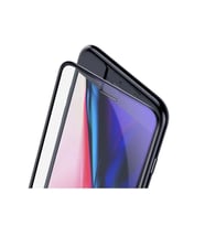 Apple iPhone SE 2022 Uyumlu Zore Anti-Dust Glass Temperli Ekran Koruyucu (Siyah)
