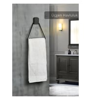 Paslanmaz Çelik Banyo Havluluk Düzenleyici Siyah
