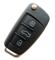 Audi A1 A3 A4 A6 Uyumlu Anahtar Kumanda Kabı Oto Anahtarlık 3 Tuşlu Logolu