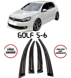 Balp Volkswagen Golf 5-6 Cam Rüzgarlığı 4lü