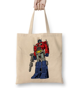 Optimus Prime Cartoon Transformers Bez Çanta Uzun Saplı