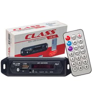 Class Bluetooth-USB-SD-MMC-Aux-Mikrofonlu-Kumandalı Oto Teyp Çevirici Dijital Player USB-402